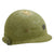 Original U.S. Vietnam War Ingersoll M1 Helmet with Lt. Colonel Insignia & WWII MSA Liner Original Items