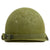 Original U.S. Vietnam War Ingersoll M1 Helmet with Lt. Colonel Insignia & WWII MSA Liner Original Items