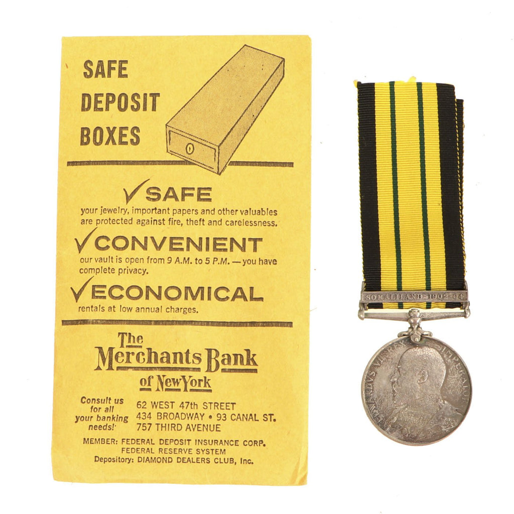 Original British 1902 Africa General Service Medal Named to Gunner Lucas Clive Original Items