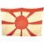 Original Imperial Japanese WWII Navy Vice Admiral Canvas Rising Sun Flag - 64" x 96" Original Items