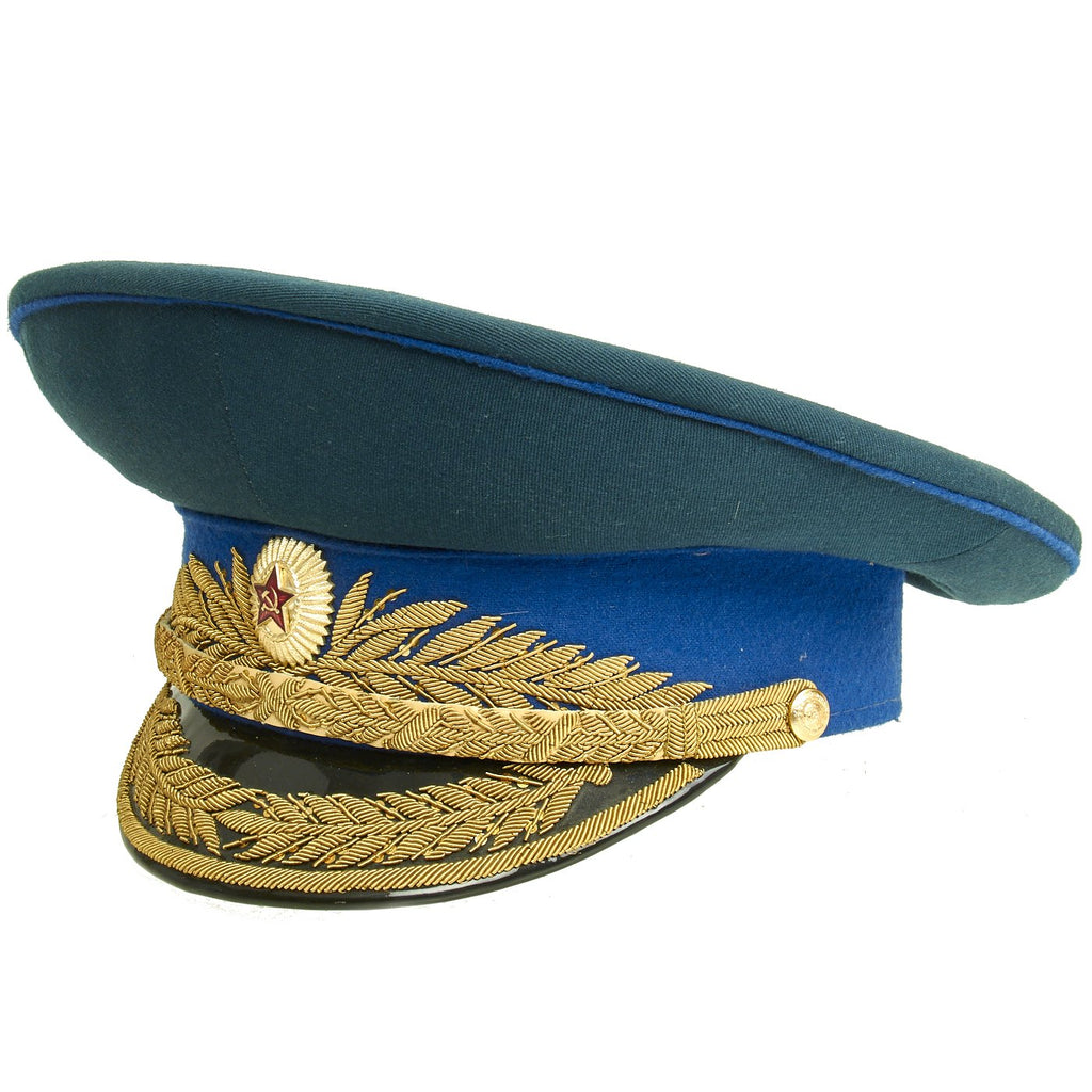 Original Soviet Russian Cold War KGB General's Visor Hat - Marked Mockba - Size 60 Original Items