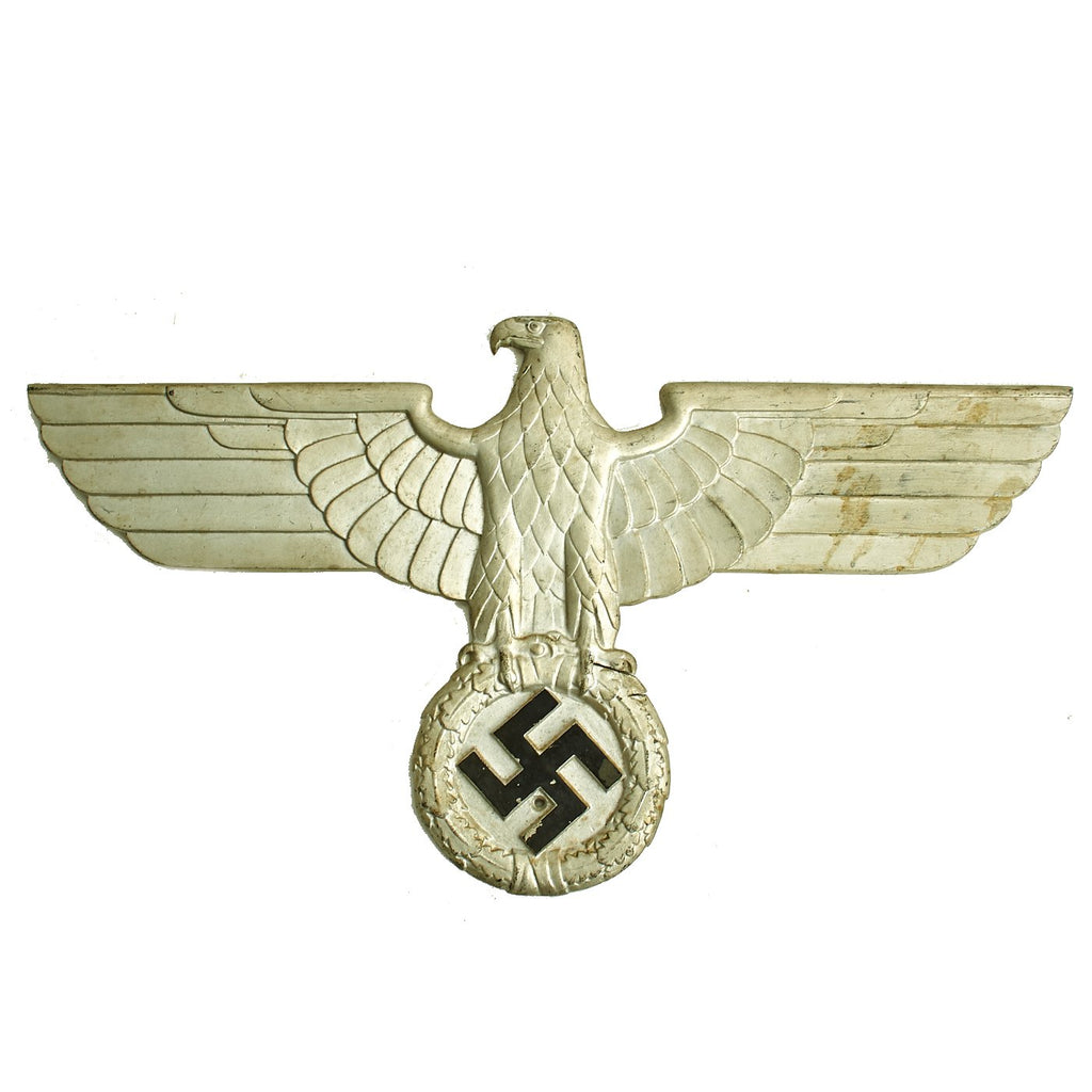 Original German WWII 28 Inch Railroad Train Eagle with Provenance - Deutsche Reichsbahn Adler Original Items