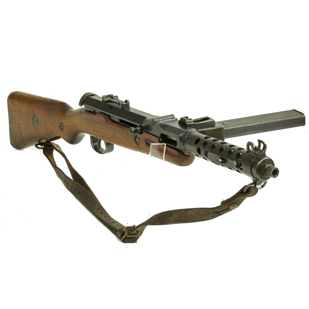 Original German MP34(o) Steyr Solothurn Display SMG with Magazine & Sling Original Items