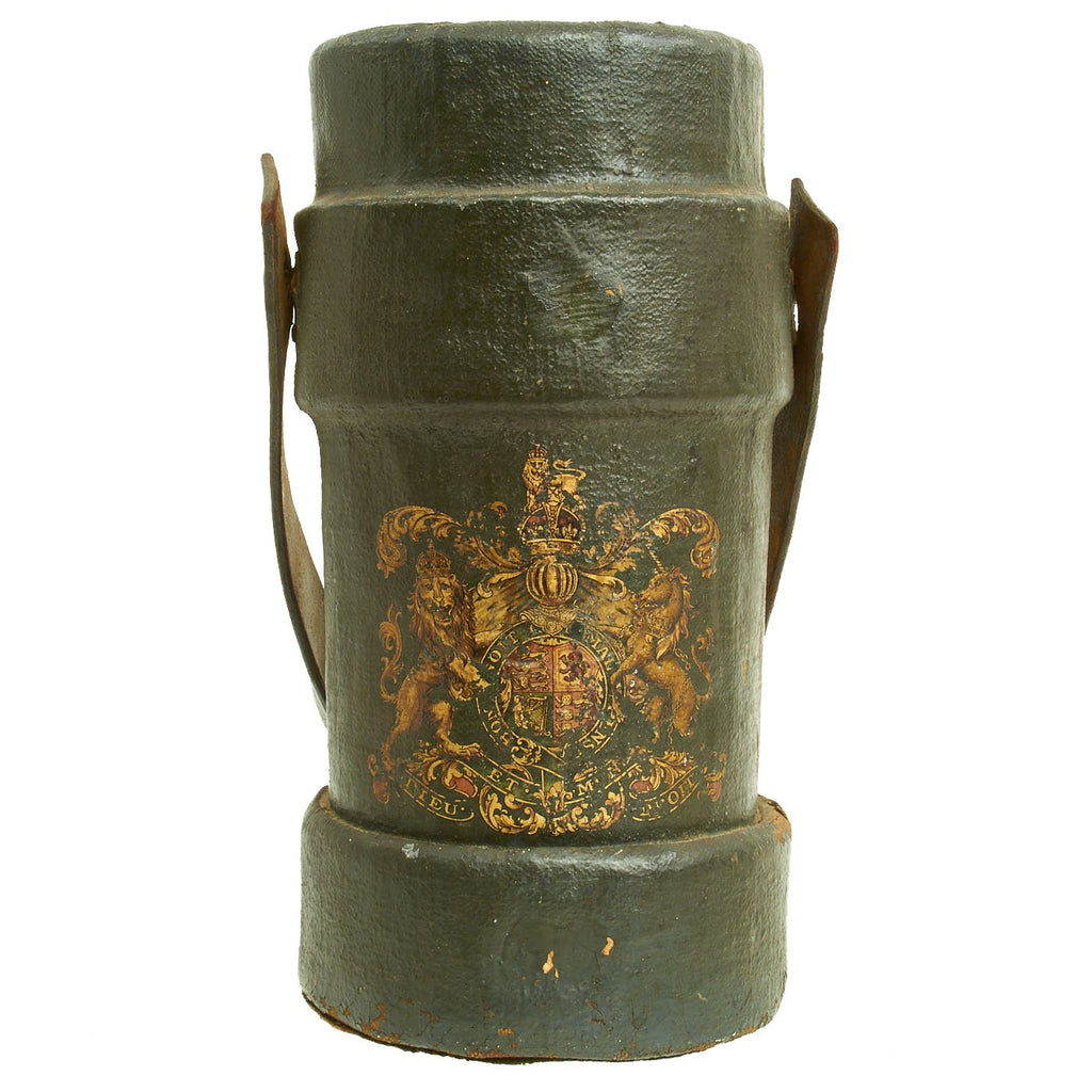Original 19th Century British Royal Navy Powder Monkey Bucket Original Items