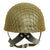 Original WWII British - Canadian MKII Post-War Refurbished Paratrooper Helmet with Net Original Items