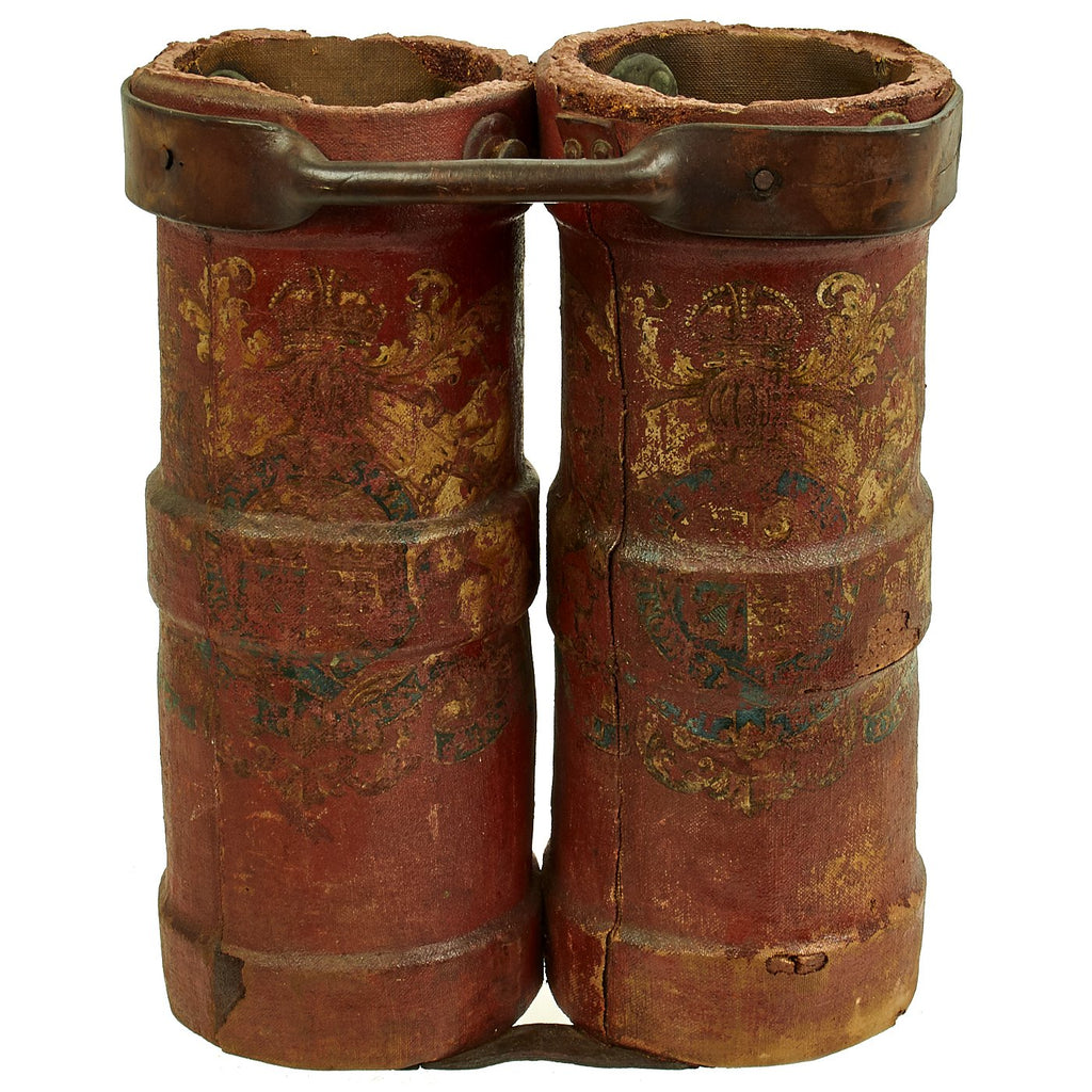 Original 19th Century British Royal Navy Powder Monkey Bucket Set Original Items