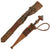 Original Set of Two Sudanese Mahdi Dervish Daggers with Leather Scabbards - c. 1885 Original Items