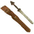 Original Set of Two Sudanese Mahdi Dervish Daggers with Leather Scabbards - c. 1885 Original Items