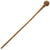 Original Victorian Era Zulu Wars Knobkierie War Club with Old Label Marked "Zulu Ulundi" Original Items