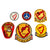 Original U.S. Vietnam Era Marine Fighter Attack Squadron 211 Patch and Sticker Lot of 6 - “Wake Island Defenders” Original Items