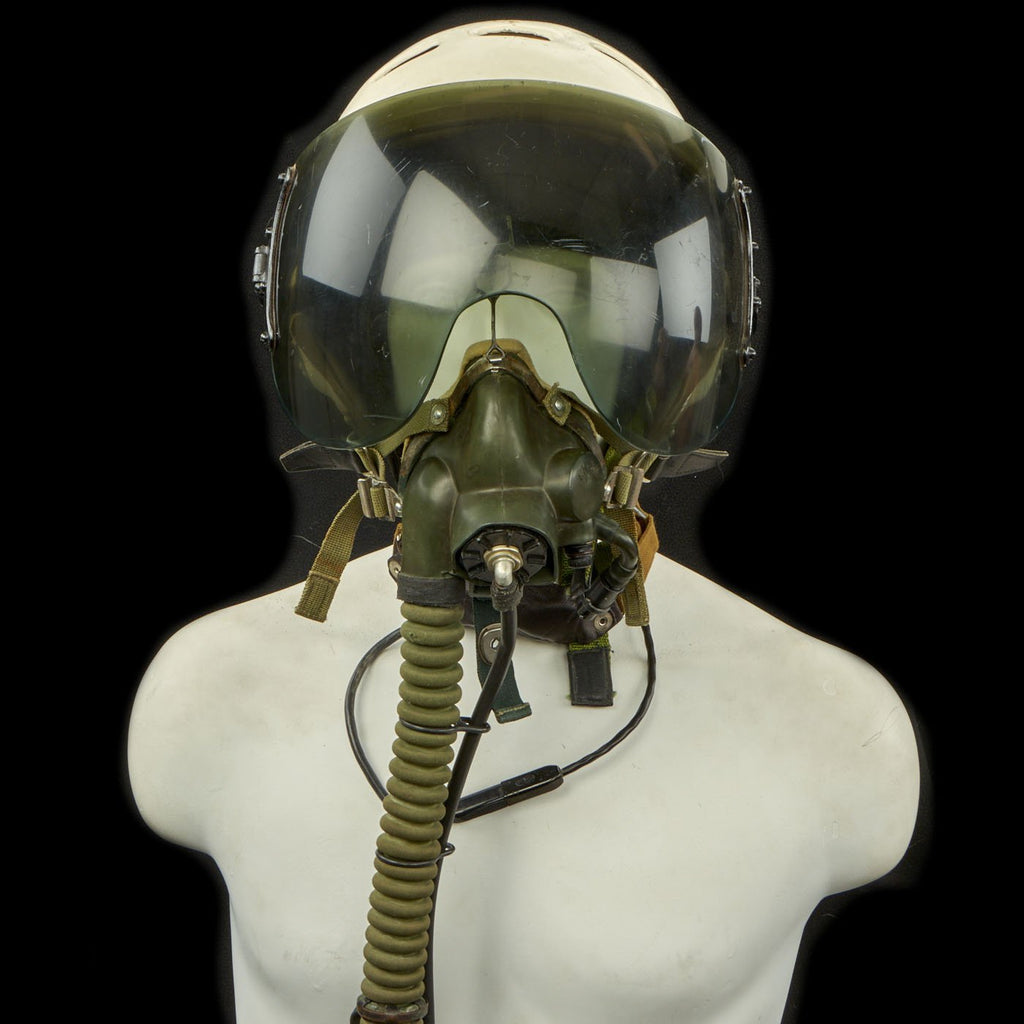 Original Cold War 1960s Soviet Air Forces MiG Jet Pilot ZSh-3M Helmet Original Items