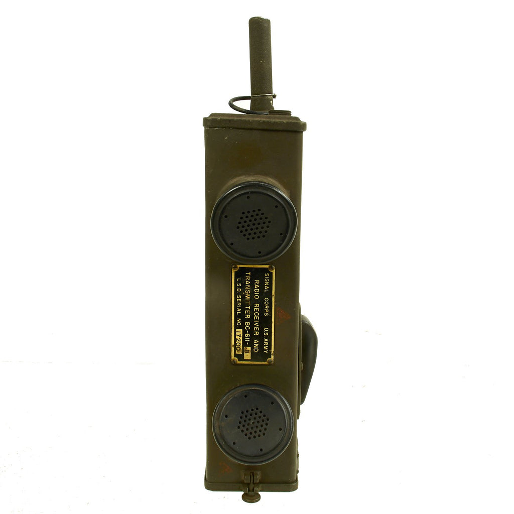 Original U.S. WWII Early Handie Talkie SCR-536 Radio Transceiver BC-611-B Original Items