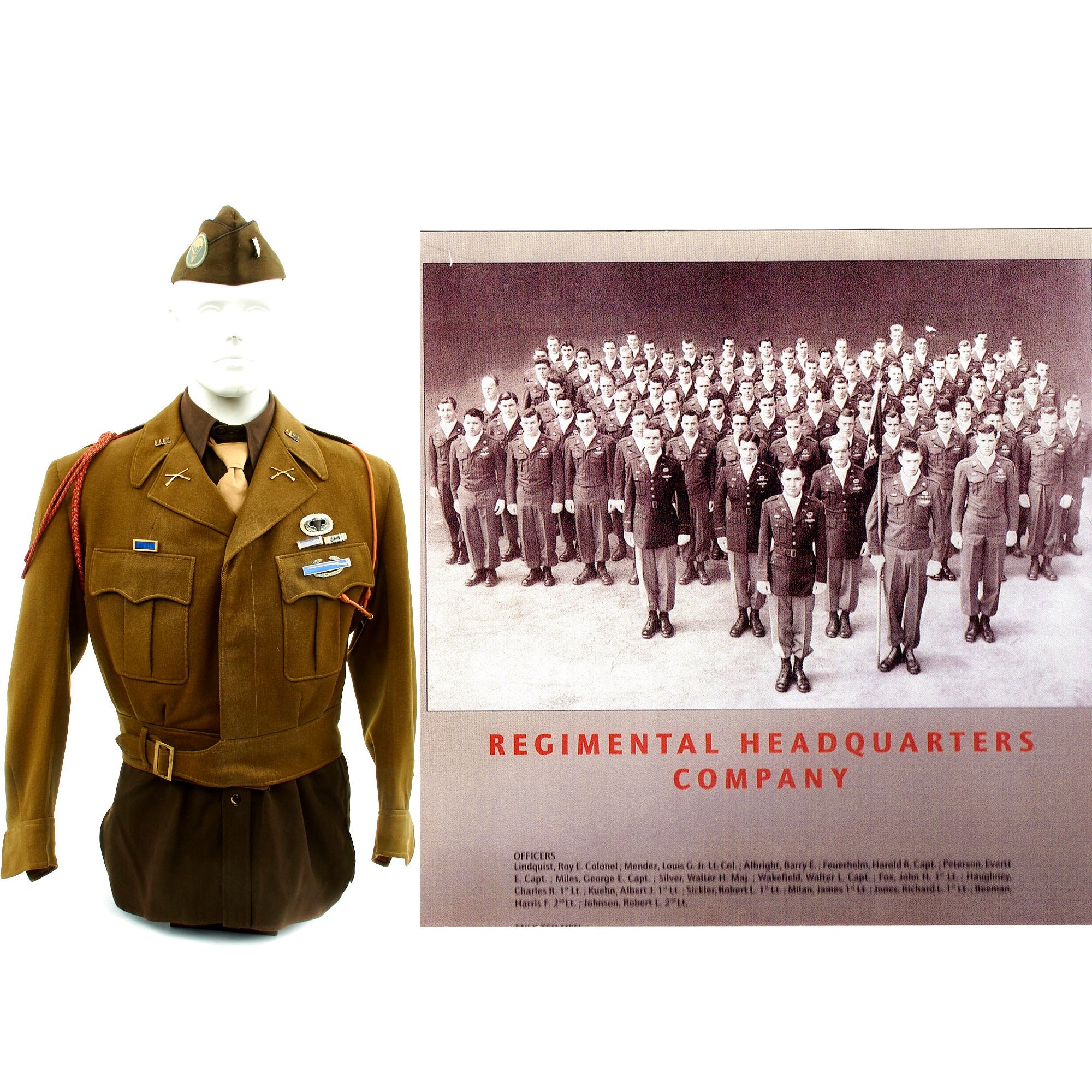 Original U.S. WWII 508th Parachute Infantry Regiment WIA Named
