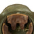 Original Imperial German WWI Named Officer M16 Stahlhelm Helmet with Panel Camouflage Paint and Liner - marked G.62 Original Items