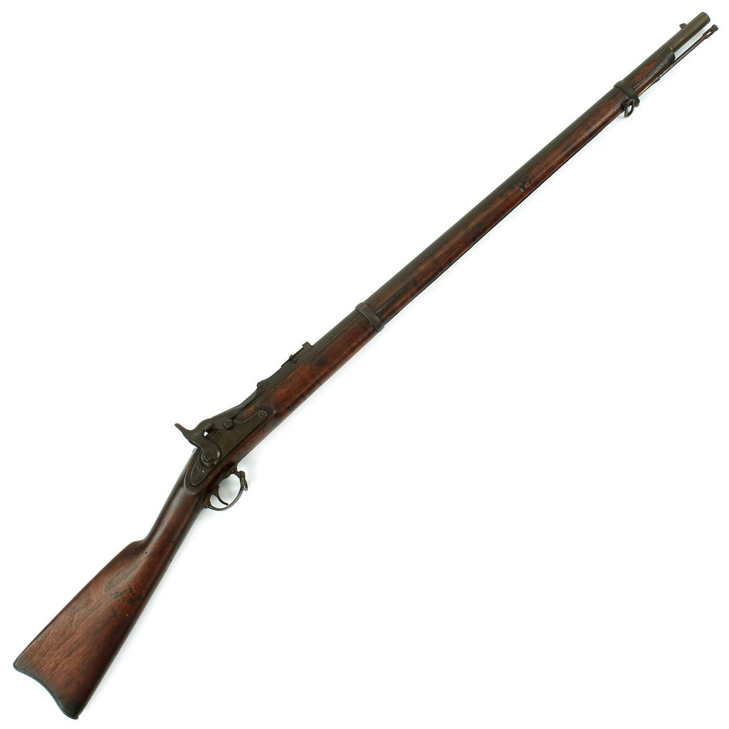Original U.S. Civil War Springfield Rifle Converted to M-1868 Trapdoor Rifle using 2nd ALLIN System c.1870 Original Items