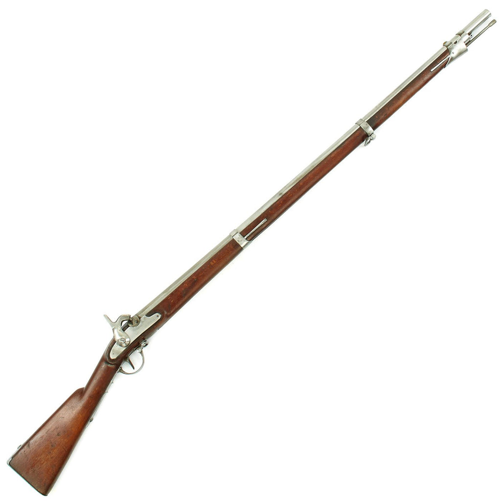Original U.S. Civil War Era Austrian Augustin M-1842 Percussion Conversion Rifled Musket - dated 1847 Original Items