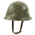 Original Swedish WWII Era M21 High Top Steel Helmet with Liner and Chinstrap Original Items