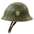 Original Swedish WWII Era M21 High Top Steel Helmet with Liner and Chinstrap Original Items