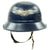 Original German WWII Beaded M38 Luftschutz Gladiator Civil Air Defense Helmet - dated 1938 Original Items