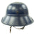 Original German WWII Beaded M38 Luftschutz Gladiator Civil Air Defense Helmet - dated 1938 Original Items