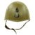 Original WWII Italian M33 Helmet marked with 3rd Dragoon Regiment Emblem - stamped P60 Original Items