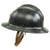 Original Belgian WWII Civilian Defense German Occupation Adrian Helmet with Badge Original Items