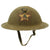 Original WWI U.S. Marine Corps 1st Battalion 5th Marines M1917 Doughboy Helmet with Textured Paint - 2nd Division Original Items