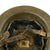 Original WWI U.S. Marine Corps 1st Battalion 5th Marines M1917 Doughboy Helmet with Textured Paint - 2nd Division Original Items