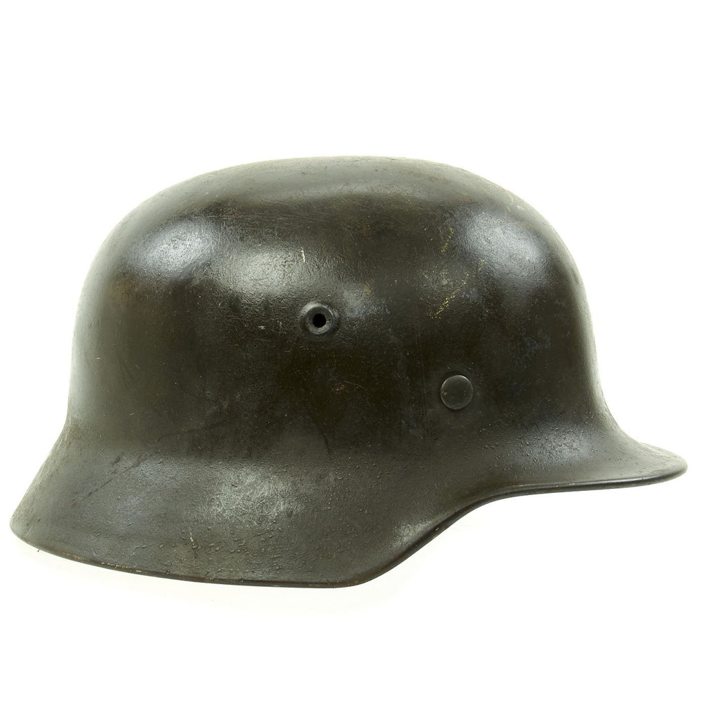 Original German WWII Wehrmacht M40 Steel Helmet with Size 57 Liner - Q64 Original Items