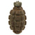 Original French WWI F1 Hand Grenade with Billant Modèle 1916 B Fuse - Inert Original Items