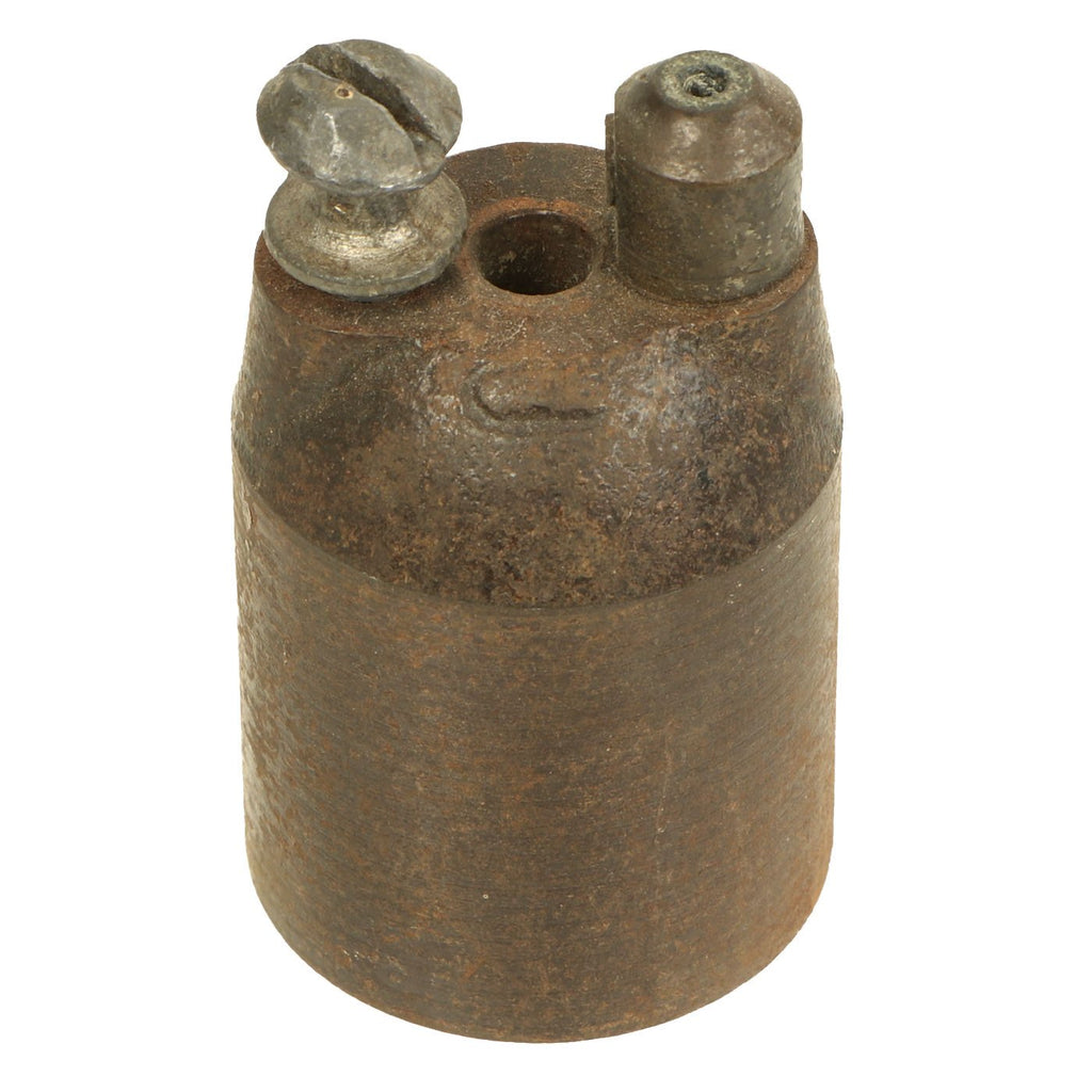 Original Rare French WWI & WWII Viven-Bessière Rifle Fragmentation Grenade - Inert Original Items