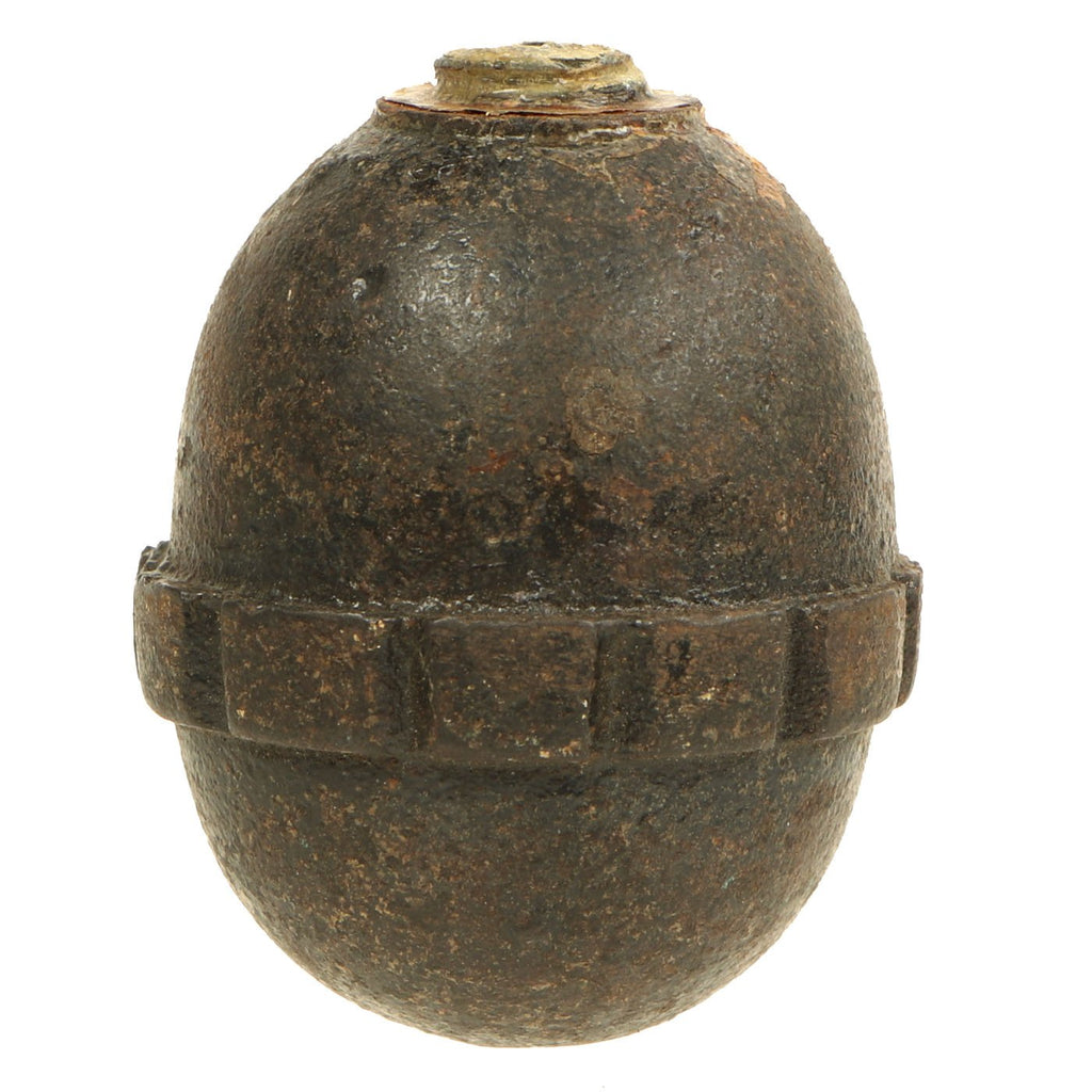 Original German WWI Model 1917 Inert Egg Hand Fragmentation Grenade - Eierhandgranate Original Items