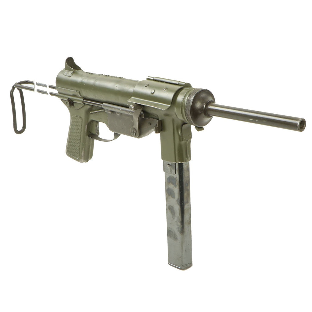 Original U.S. WWII M3 Grease Gun Display by Guide Lamp Company - Serial 353163 Original Items