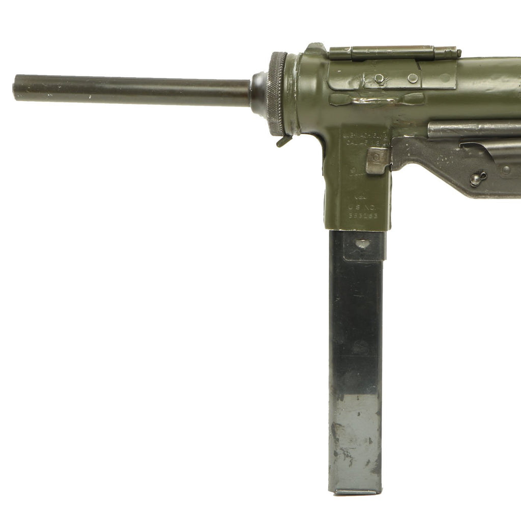 Original U.S. WWII M3 Grease Gun Display by Guide Lamp Company Seria