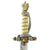 Original WWII German 2nd Model Naval Dagger by Carl Eickhorn with Lightning Bolt Scabbard, Portepee and Hangers Original Items