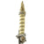 Original WWII German 2nd Model Naval Dagger by Carl Eickhorn with Lightning Bolt Scabbard, Portepee and Hangers Original Items