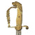 Original U.S. War of 1812 Era Officer's Eagle Head Pommel Sword with Engraved Blade & Ribbed Bone Grip Original Items