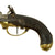 Original French M-1777 Brass Frame Flintlock Cavalry Pistol by Charleville Arsenal with Intact Belt Hook - marked 1777 Original Items