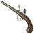 Original 18th Century English Queen Anne Style Flintlock Pistol by Willets with Screw Off Cannon Barrel Original Items