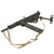 Original British WWII Sten MkII Display Submachine Gun with "T" Butt Stock, Sling, and Magazine Original Items