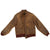 Original U.S. WWII Army Air Force A-2 Flight Jacket with Original Artwork of a B-17 Flying Fortress on the Reverse Original Items