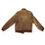 Original U.S. WWII Army Air Force A-2 Flight Jacket with Original Artwork of a B-17 Flying Fortress on the Reverse Original Items