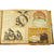 Original U.S. 1934 to 1952 China Marine USMC Named Scrap Book with Souveniers Original Items