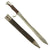 Original German WWI M1898/05 n/A Butcher Sawback Bayonet by Simson & Co. with Leather & Steel Scabbard - dated 1916 Original Items
