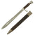 Original German WWI M1898/05 n/A Butcher Sawback Bayonet by Simson & Co. with Leather & Steel Scabbard - dated 1916 Original Items