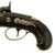 Original U.S. Civil War Era Silver Mounted "Baby Deringer" Philadelphia Pocket Percussion Pistol circa 1860 Original Items