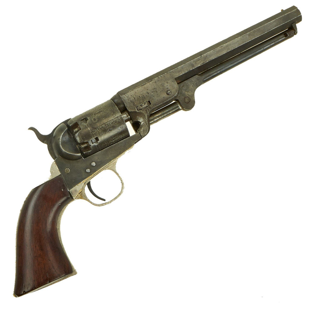Original U.S. Civil War Colt 1851 Navy .36cal Percussion Revolver with Plated Grip made in 1861 - Serial No 103194 Original Items