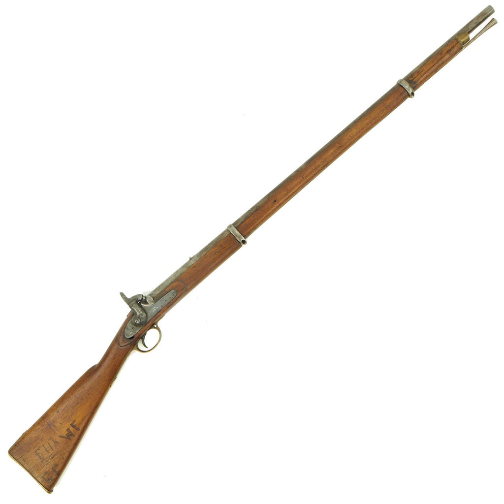 Original U.S. Civil War Era 4th Model P-1853 Enfield Two Band Percussion Export Rifle marked 1862 Tower Original Items