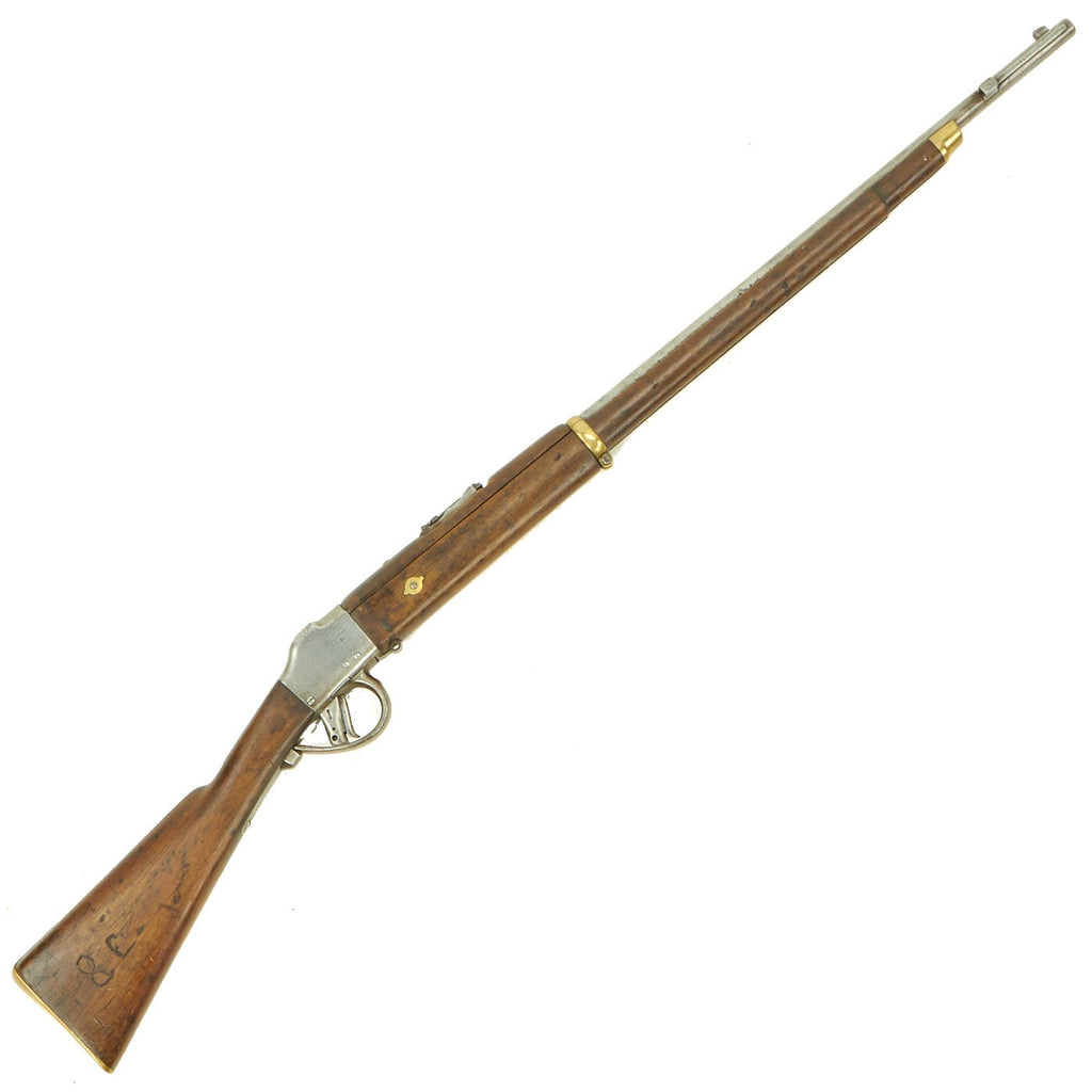 Original Belgian M-1870 Comblain Infantry Falling Block Rifle with Brass Fittings - Serial 39845 Original Items