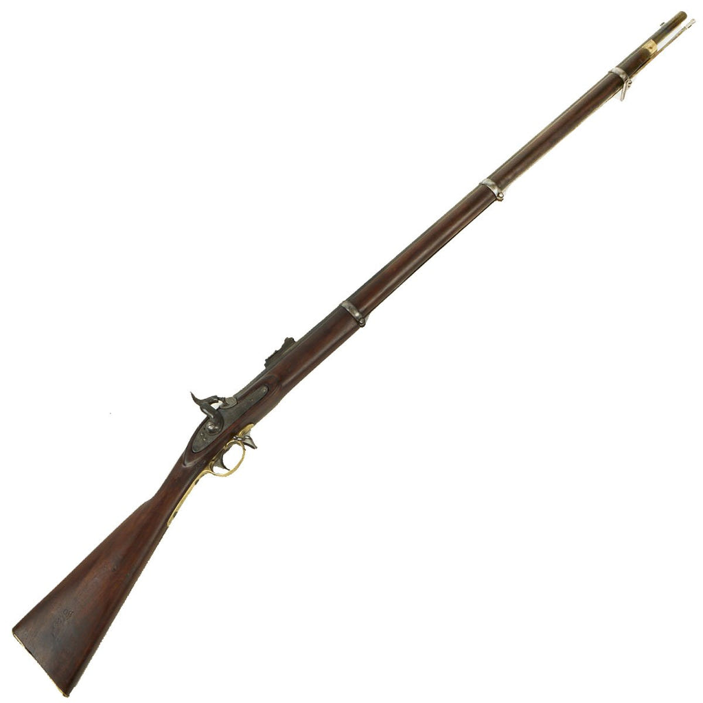 Original British P-1853 Enfield Tower and V.R. Marked 3rd Model Percussion Rifle - dated 1855 Original Items